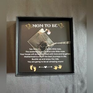 Brand New mom to be necklace